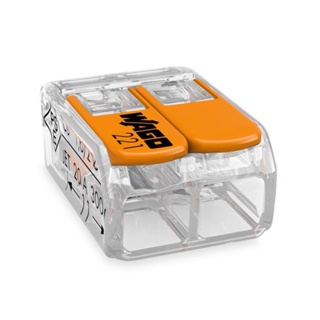 Conector de emenda 2 Pólos - Flowpack 221-412 com 6 Wago