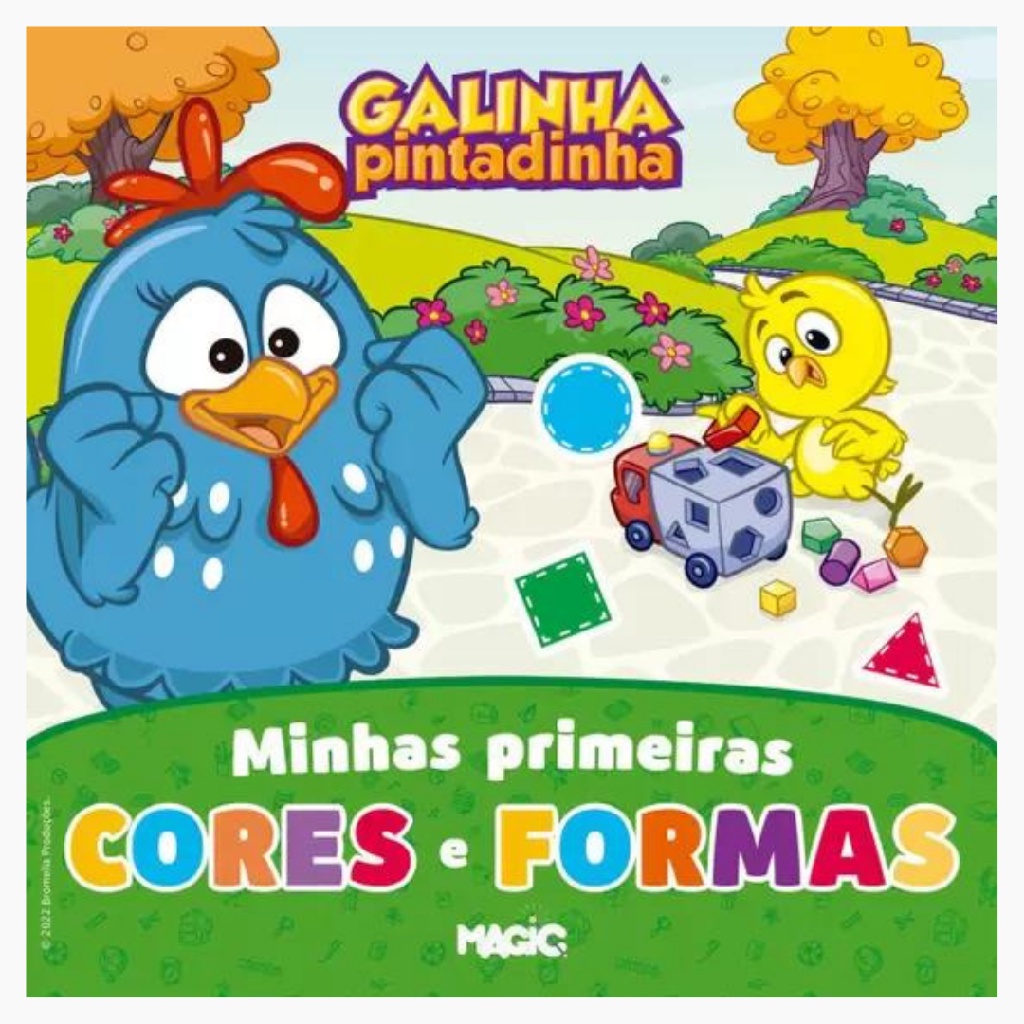 Galinha Pintadinha - Lata C/ Livros + Jogos De Cartas