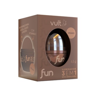 Iluminador Vult Fun Dourado Radiante 6,5g
