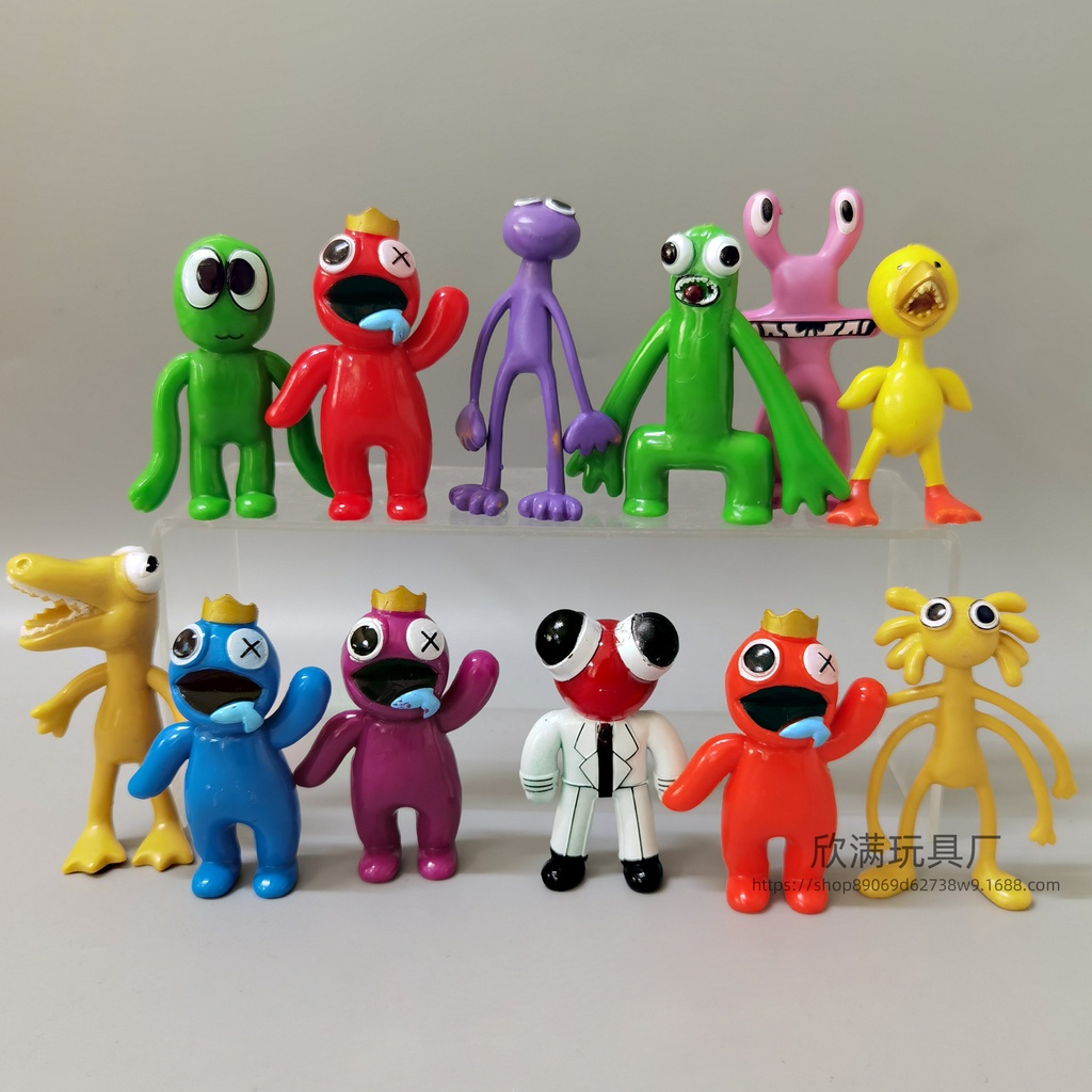 Jogo Roblox Rainbow Friends Action Figure Brinquedos Modelo Bonecas