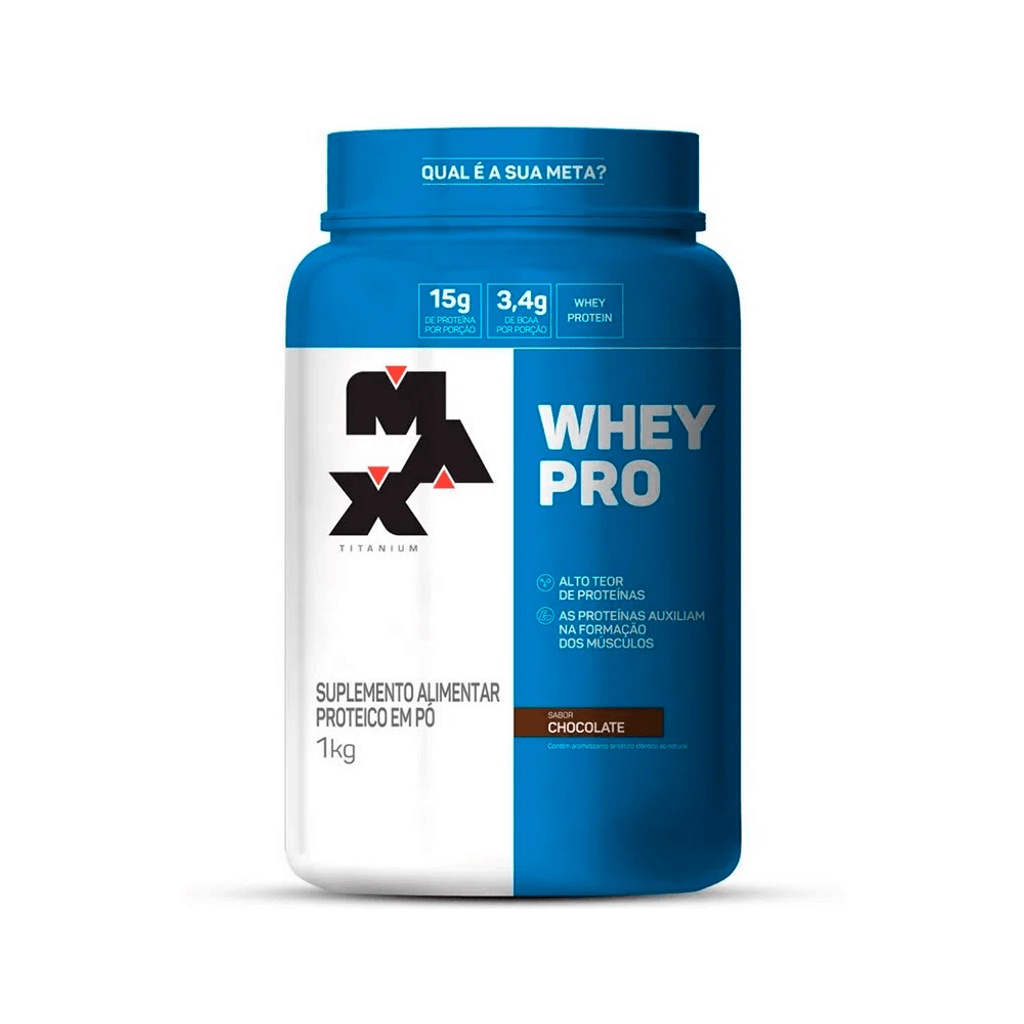 Whey Pro Max Titanium Chocolate 1KG