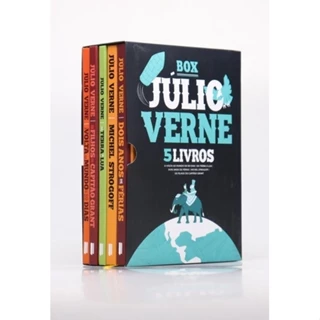 Box 5 Livros | Capa Dura | Júlio Verne