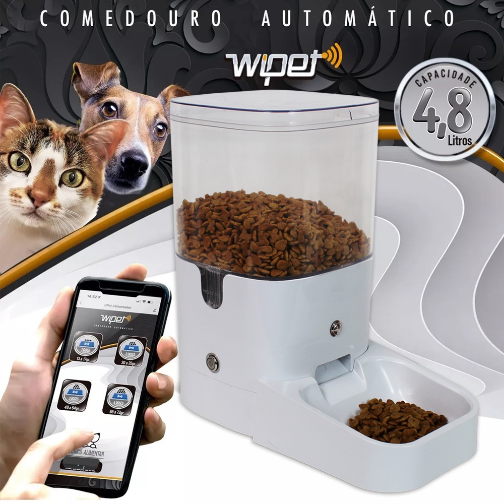 2 alimentadores automáticos para pets *COM DEFEITO* leia o anúncio