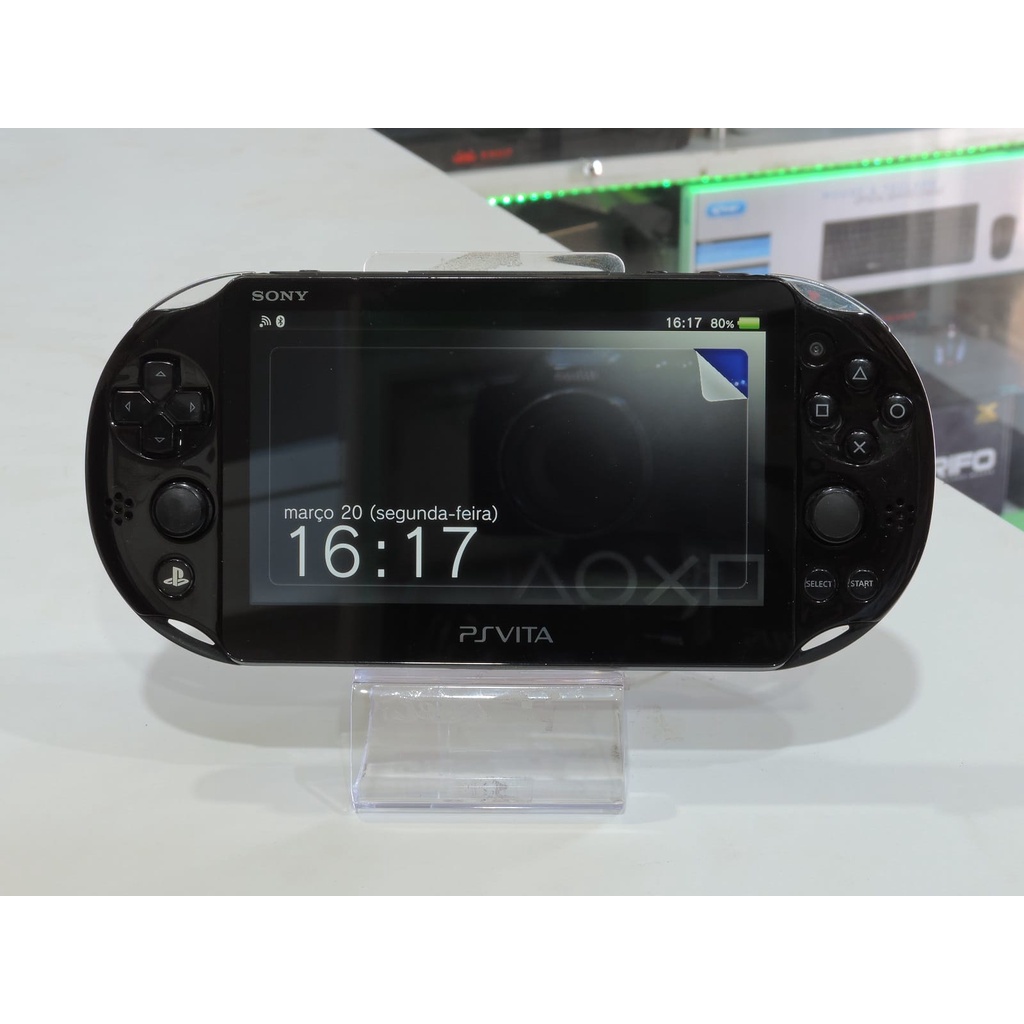 USADO: Console Sony PS Vita Slim Desbloqueado com cartão de 64 Gb