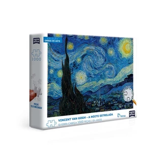 Quebra-Cabeça Vincent Van Gogh - A Noite Estrelada - 1000 Peças Toyster