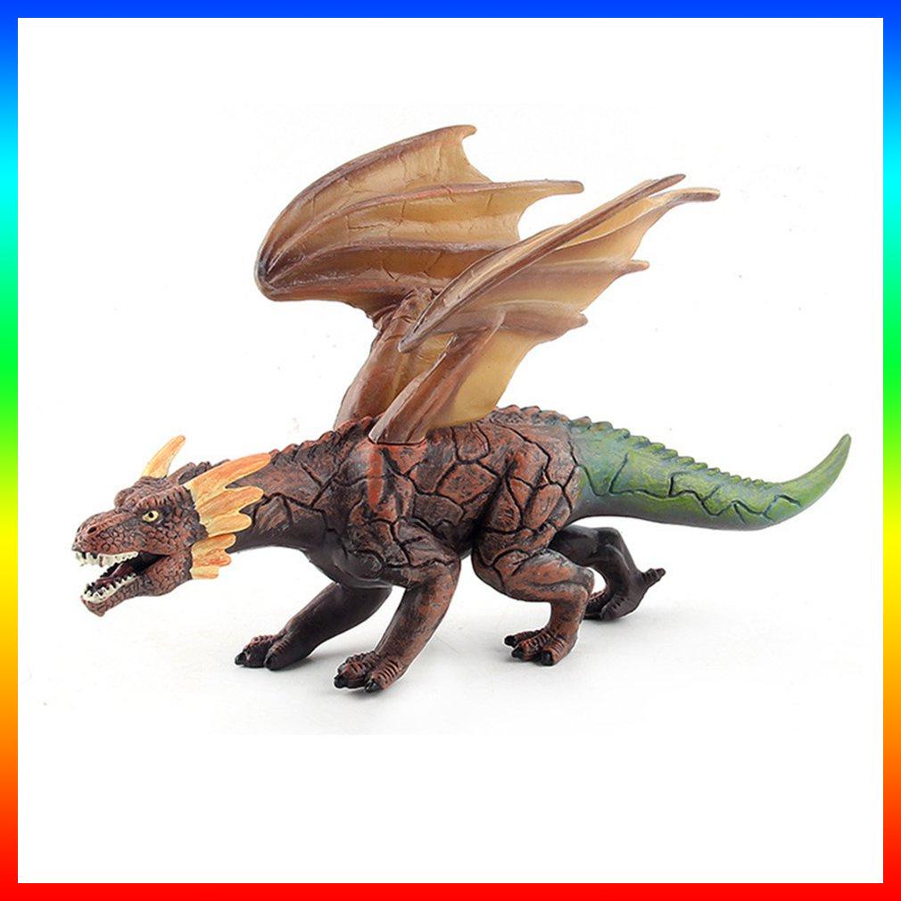 Conjunto de figuras de brinquedo de dinossauro, imitação de pequeno  zoológico, tiranossauro rex asas de dragão, canguru longo, modelo de  ornamentos de plástico - AliExpress