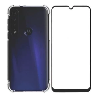 Capa Case Capinha Anti Impacto Para Moto G8 Play + Película 3D Vidro Temperado