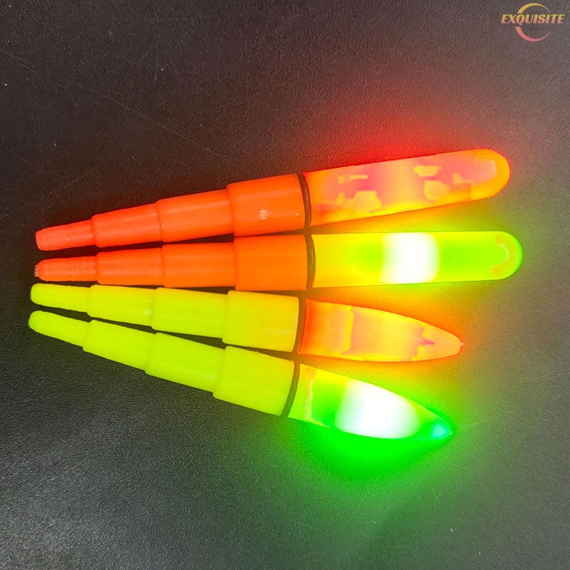 50 Peças Luz Química Bastão Luminoso Starlight Pesca Noturna 4,5x37mm 10  pacotes Light Stick luminoso para pesca