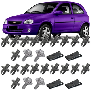 Kit Grampo Parabarro Corsa 94 95 96 97 98 99 2000 2001 2002 2003 2004 2005 2006 2007 2008 2009 2010 Corsa Pick-UP 94 95 96 97 98 99 a 2002 28 Peças