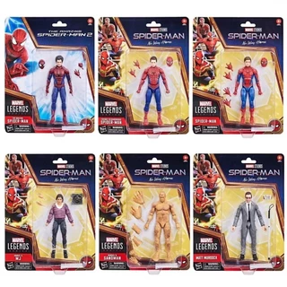 Estoque Pronto Maravilha Lendas Homem-Aranha Três Vermes Versão do Filme Sandman Villain MJ 20cm Figura Brinquedos