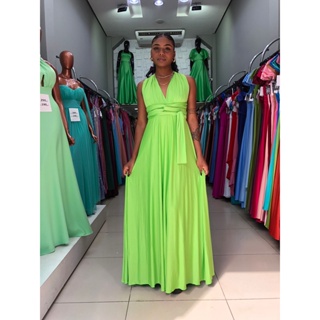 Vestido Verde Limão Tam Único Produto Novo, Vestido Feminino Prana Nunca  Usado 76480570