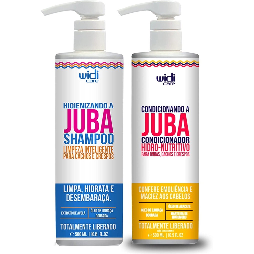 Kit Juba Higienizando Shampoo e Condicionando Condicionador - Widi Care