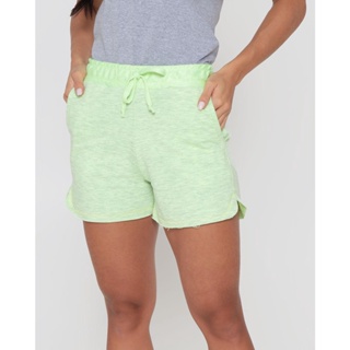 Short Feminino Moletinho Boxer Barra a Fio Verde