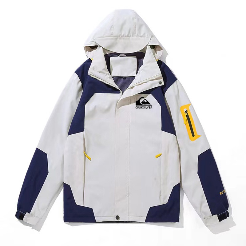 Jaqueta Impermeável Quiksilver Para Homens Ao Ar Livre
