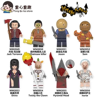 Minifiguras de Halloween Horror Doll Building Block Doll Collection Gift mini modelo de brinquedo
