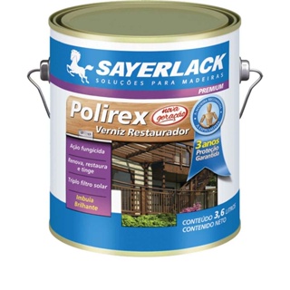 Verniz Restaurador Sayerlack Polirex Mogno 3,6 Litros