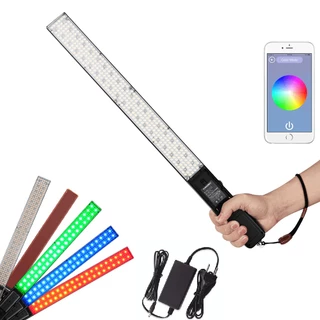 Kit Bastão LED Yongnuo YN360 RGB Video Light Wand com Fonte DC 12V 5Amp (Bivolt)
