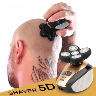 Homens Barbeador elétrico recarregável Barbeador elétrico de 5 cabeças Recarregável