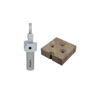 Fresa Escareador 45ºcom Broca de 2.5mm 22A1025.04 Radix