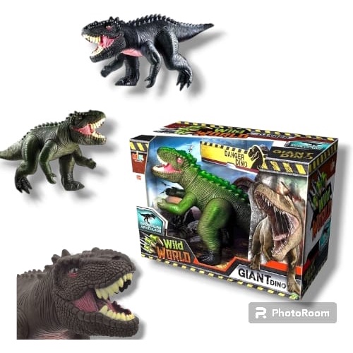 Brinquedo Dinossauro Gigante 56 Cm Original Wild Word Macio | Shopee Brasil