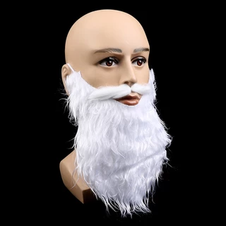 [upcloud1] Festa De Apresentação De Papai Noel Barba Branca Falsa Conjunto De Xmas Party Decor Boutique