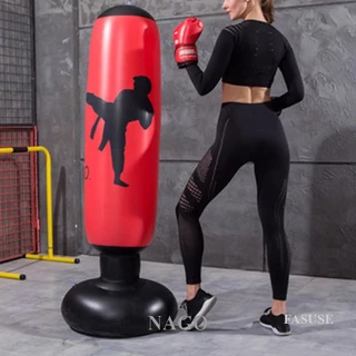 NAGO 1.6M Saco De Pancada Inflável Boxe, Saco De Pancada Para Crianças / Adulto, Congelar Vertical Coluna De Areia
