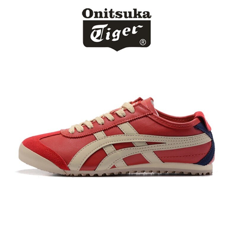 Onitsuka tiger Tigre MEXICO 66 Sapatos Para Mulheres E Homens Unisexo De Corrida De Tênis Couro Casual De Baixo Topo