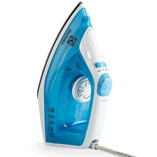 Ferro de Passar a Vapor Electrolux Easyline com Base Antiaderente Azul SIE60 220V