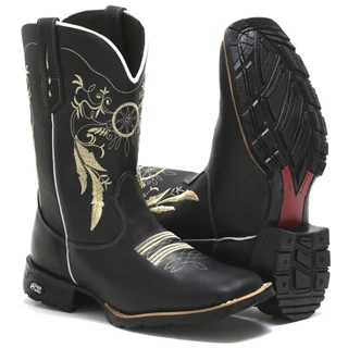 BOTA TEXANA FEMINA COUTRY BICO QUADRADO