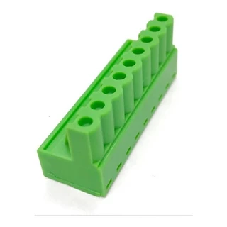 5x Conector Borne 9 Vias Fêmea 5,08mm Kf2edgk - akz09