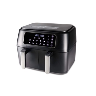 Fritadeira Air Fryer Dupla Digital 12 Funções 8 Litros 220V Hamilton Beach Preta