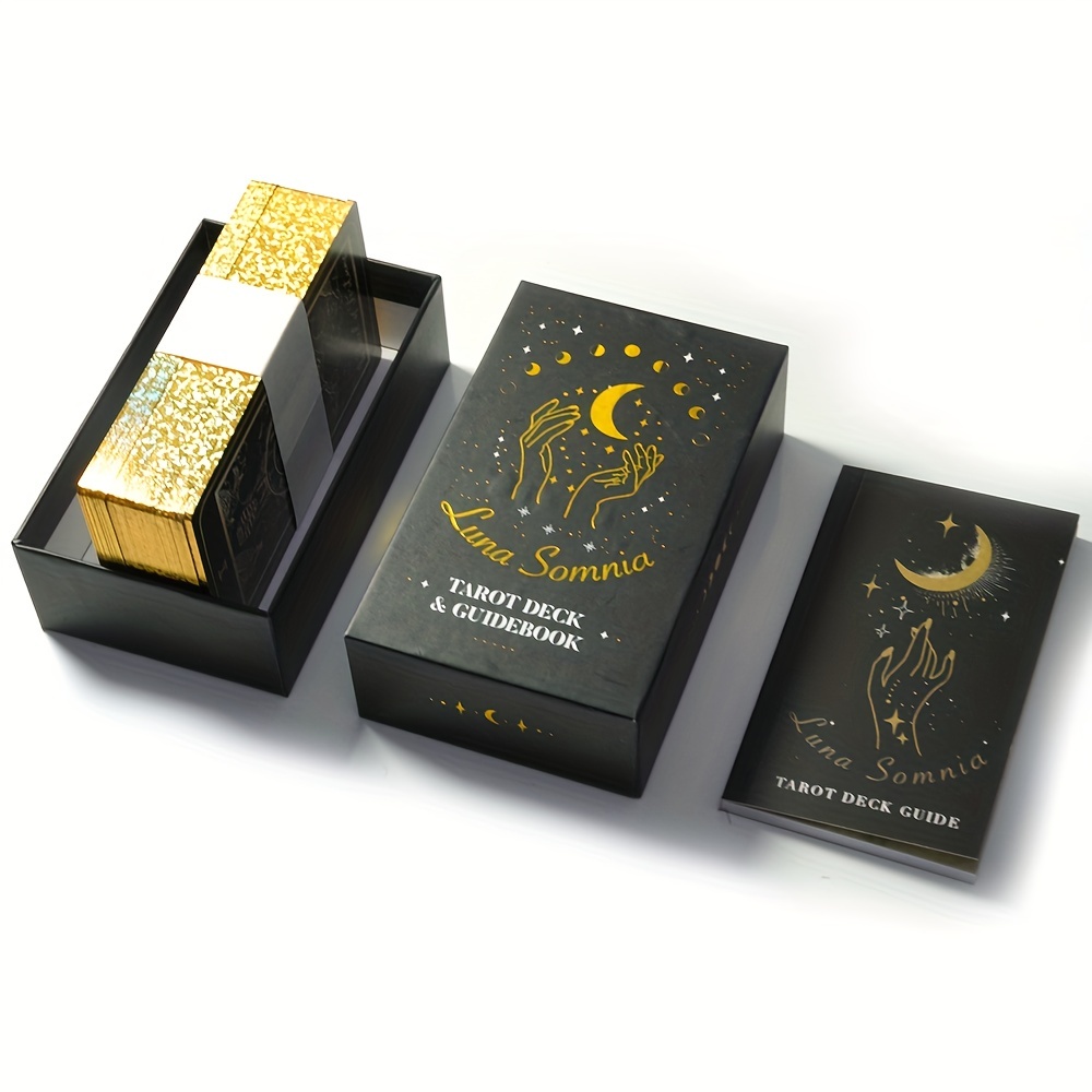 Luna Somnia Tarot Deck Com Guia De Papel Tamanho De Origem Borda