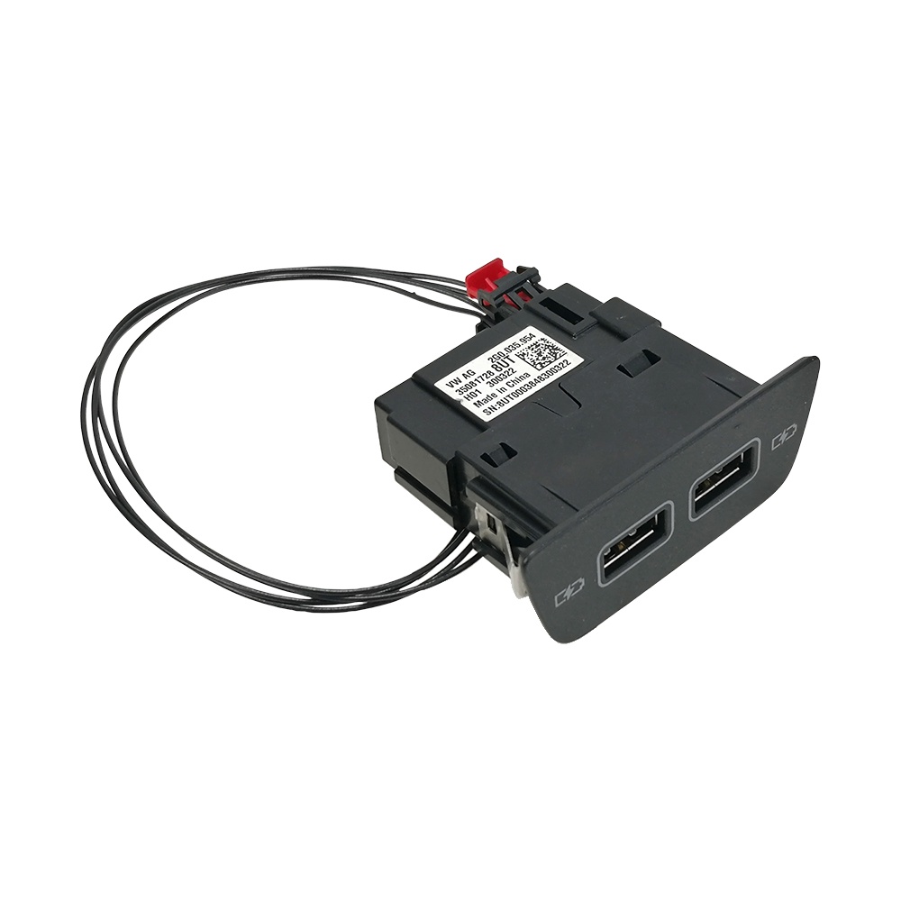 Entrada Conector Usb Duplo Original Vw T-cross Novo Polo