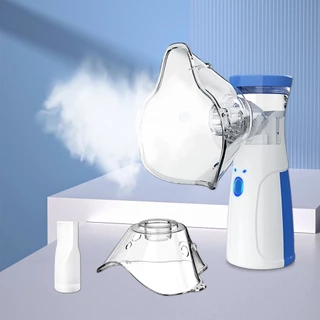 Máquina Nebulizadora De Malha Silenciosa Portátil Inalador De Asma Médica Mini Nebulizador Umidificador Cuidados Com A Saúde Das Crianças