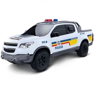 Miniatura Carrinho Pick-up S10 Policia Minas Gerais 1147 - Roma Brinquedos