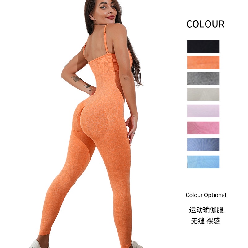 Macacão de Fitness Backless Cross Macacão Peach Hip Fitness Suit Hip  Lifting Esporte Yoga Calças das Mulheres Apertado 2024