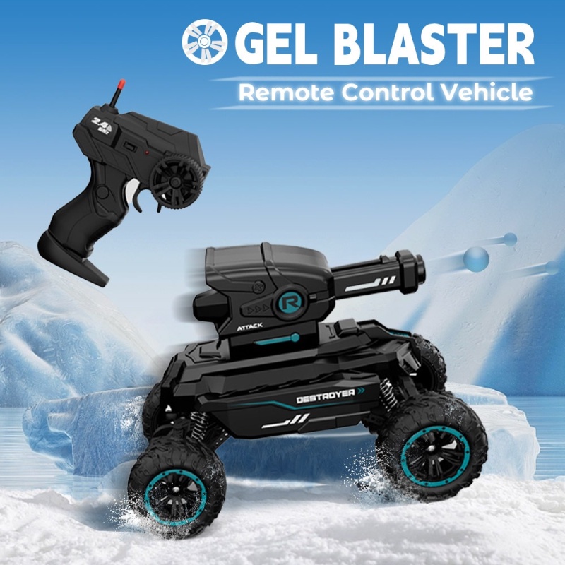 Carro De Controle Remoto RC 20KM/H 4WD Veículo 2.4Ghz Monster Truck gel blaster Brinquedo Tanque