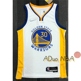 75th Anniversary Hot pressed Camisa Golden State Warriors #30 Stephen Curry Masculina white2023 De Basquete