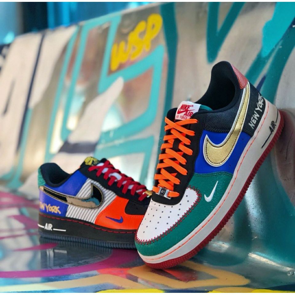 Nike Air Force 1 Baixo "O que o NYC" New York Limited CT3610-100 Estilo Homem Mulher