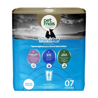 Tapete Higiênico TreinePet Petmais Para Cães 7 Unidades em Oferta na Shopee