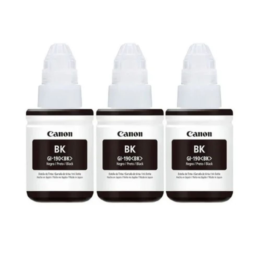 Kit 3 Refil Tinta G190 G-190 G3110 G4100 G3100 BK