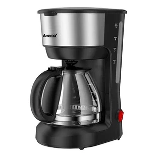 Cafeteira Elétrica Inox 18 Xícaras Amvox Com Jarra de Vidro 110 ou 220