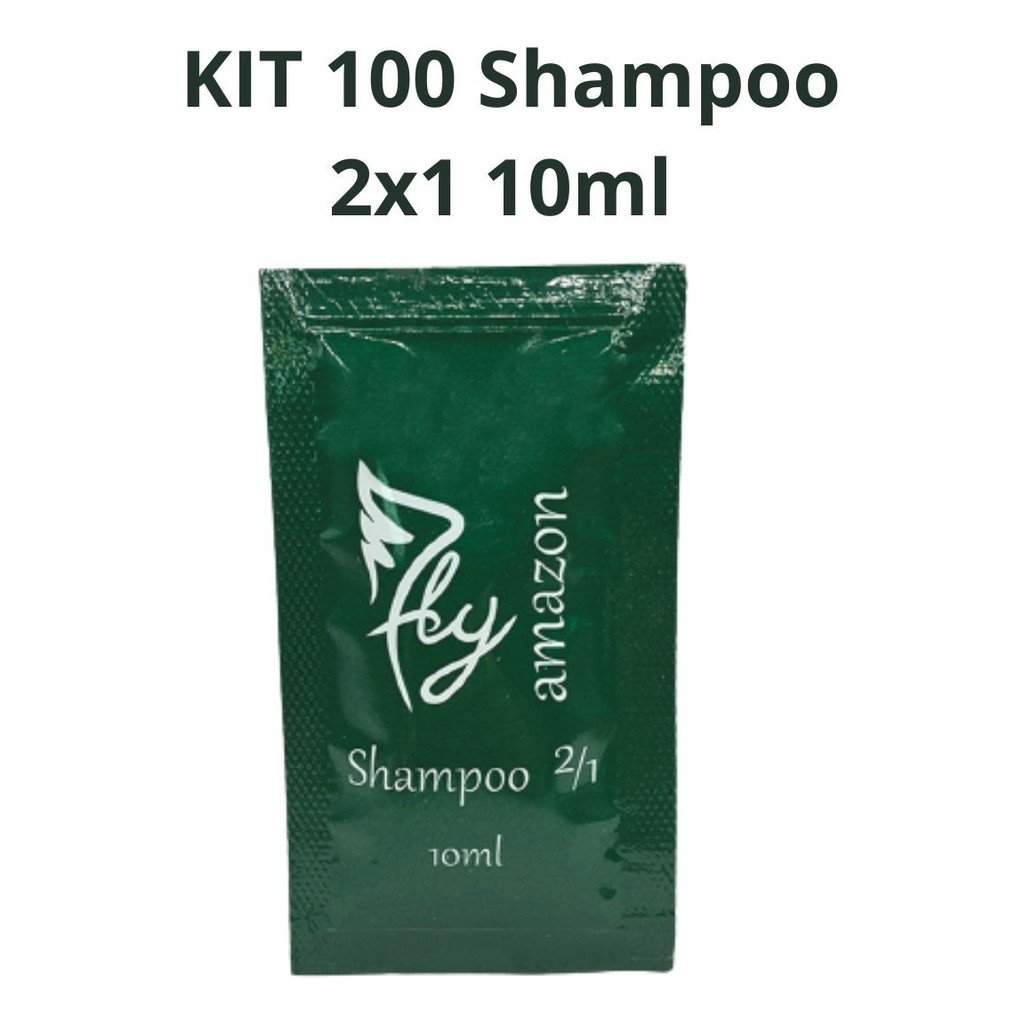 Kit 100 Mini Shampoo 10ml Pousada Hotel Motel Airbnb Doação | Shopee Brasil