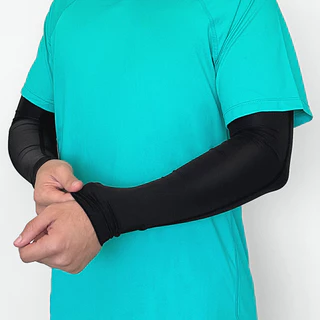 Par de Manguito Mangote Sport Proteção Solar UV50+ Corrida Fitness Academia Unissex Usee Brasil