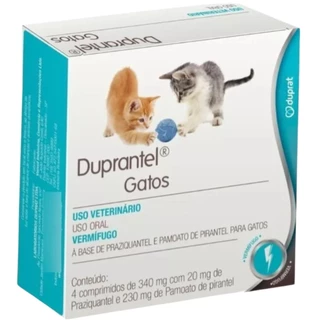 Duprantel Gatos C/4 Comprimidos Vermifugo em Oferta na Shopee