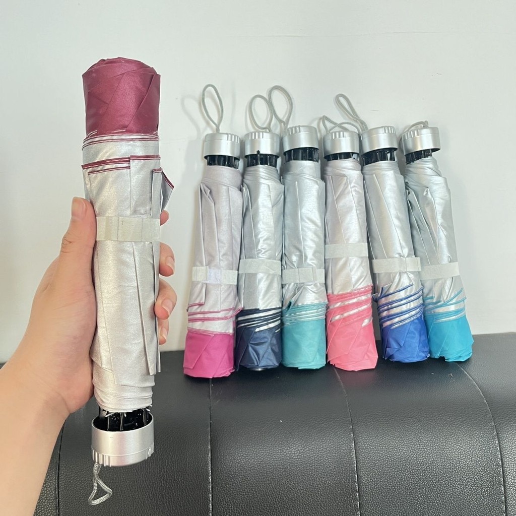 KIT 1/2/3 Sombrinhas Pequena Cabe na Bolsa Com Proteção UV /LY2025 ...