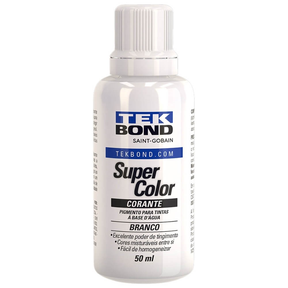 1 Peça Corante Liquido Super Color Tekbond Bisnaga 50ml | Shopee Brasil