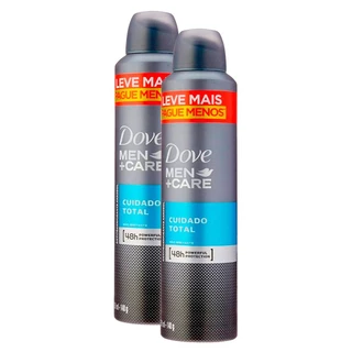 Kit 2 Desodorante Dove Men + Care Cuidado Total Antitranspirante 250ml