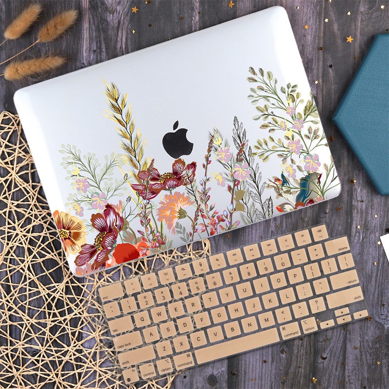 Estojo Floral Para Macbook Air 13.6 M2 A2681 A2337 A1466 pro 13 14