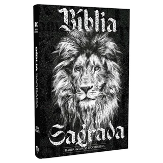 Biblia ARC | LT Gig | PPM | Full Color | Palavras de Jesus em Vermelho | Palavras de Deus em Azul - Preto & Branco
